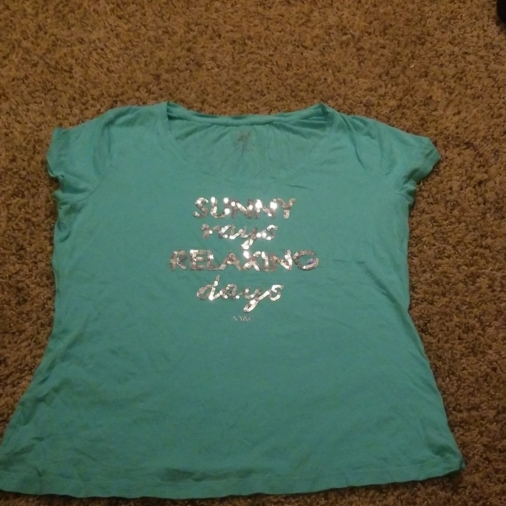 New York and company embellished tshirt